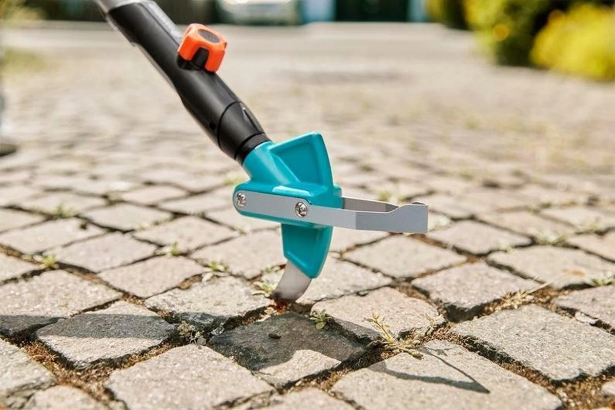 Gardena 2-in-1 Combisysteem Voegenmes - 25 X 14.5 Cm - Blauw 4 Gardena 2-in-1 Combisysteem Voegenmes - 25 X 14.5 Cm - Blauw - Afbeelding 4