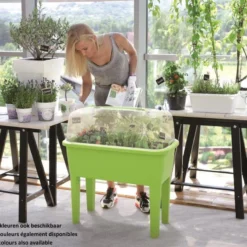 Moestuinbak Kweektafel Respana Planter High Set 77x39x82cm ANTRACIET Prosperplast -Aanbiedingen Bloeiruimte Winkel 1200x800 3