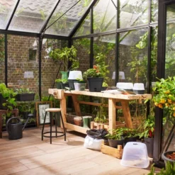 Elho Green Basics Kweektray Allin1 39 - Plantenbak Voor Kweken En Oogsten - Ø 39.0 X H 15.2 Cm - Zwart/Living Black -Aanbiedingen Bloeiruimte Winkel 1200x800 8