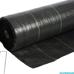 Worteldoek 4,20 Breed X 9 Meter Lang + 15 Stuks Gratis Gronddoekpennen Totaal 37,8 M2 Maatwerk Worteldoek