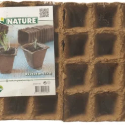 Nature Turfpotten 144 Stuks 4x4x5 Cm 6020128
