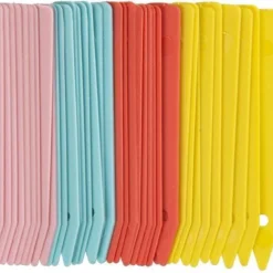 Nature 40x Moestuin/groentetuin/kruidentuin Steeketiketten 10 Cm - Moestuin Labels 40 Stuks - Tuin Artikelen