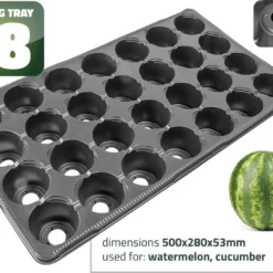 5 Stuks - 28 Gaats - Zaaitray Zaaibak Kweektray Stektray 28 X 50 Cm