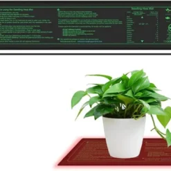 Kweekmat - Verwarmingsmat Planten - 10 X 52,5 Cm- Zaden - Stekjes - Kiemen - Ook Geschikt Voor Onder Terrariums - Spat Waterdicht - 7 Watt