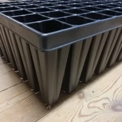 Merkloos 1 X Stevige DIEPE Zaaitray Hard Plastic - 60 Cellen (30x51 Cm)- ZEER DUURZAAM - Kweekbak Zaaibak Kweektray Stektray - 15 Cm Hoog