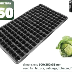 5 Stuks - 160 Gaats - Zaaitray Zaaibak Kweektray Stektray 28 X 50 Cm