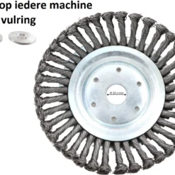 Universele Onkruidborstel Per 5 - 15CM - Max. Toerental 10.000 P/m - Onkruid Verwijderen - Onkruidverwijderaar - Tuingereedschap - Onkruidborstel Bosmaaier - Opzetstuk - SET -Aanbiedingen Bloeiruimte Winkel 1200x930 2