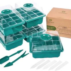 5 Pack LeafImpact Kweekbak - Complete Kweekset - Kweektafel - Verstelbare Ventilatie - Kweekbakken Moestuin