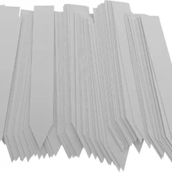 CombiCraft Losse PVC Steeketiketten Wit - 100 Stuks - 140x20mm - 350 Micron Dik