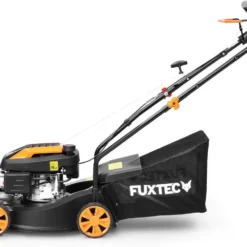 FUXTEC Grasmaaier Benzine - 41cm - 80cc - Duwmaaier - Opvangbak 45L - FX-RM4180 -Aanbiedingen Bloeiruimte Winkel 1200x976