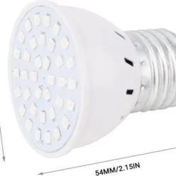 E27 LED Groeilamp Voor Kwekers - 5w Groeilamp - Kweeklamp - 5 Watt - E27 Fitting - Grow Light - Kweektunnel - Bloeilamp - UV Lamp - Groeilicht - Ontkiemen - Planten Groeien -Aanbiedingen Bloeiruimte Winkel 1200x977