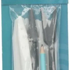 SOGO Verspeenset - Verspeenvork + Verspeenpen Met Etiketten En Potlood