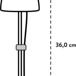 Elho Leaf Light Care 7 - Accessoires Voor Binnenkweken En Oogsten - Ø 7.8 X H 31.8 Cm - Zwart/Living Black -Aanbiedingen Bloeiruimte Winkel 533x1200