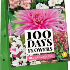 Jub Holland Bloembollen - Garden Pink Mix - Roze En Witte Bloemen - Zomerbloeiend - 125 Stuks In Draagtas