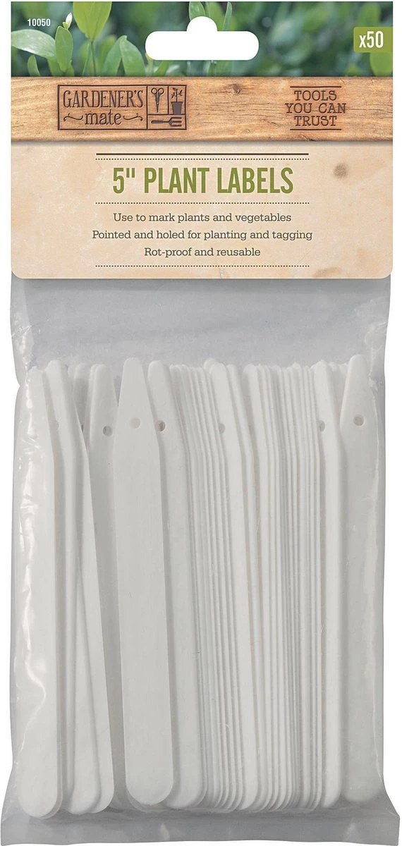 Gardman Steeketiketten 12.5cm Wit - 50st 2 Gardman Steeketiketten 12.5cm Wit - 50st - Afbeelding 2