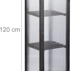 Relaxdays Kweekkas Balkon - Hout - 3 Etages - Balkonkas - Hobbykas - Plantenkas - Broeikas -Aanbiedingen Bloeiruimte Winkel 710x1200 3