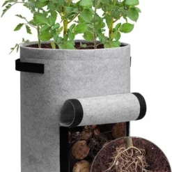 Merkloos Kweekzakken - 4 Stuks - Hangsysteem - Kweekzakken Voor Groente En Kruiden - Plantenzak - Moestuinzak -Aanbiedingen Bloeiruimte Winkel 780x1200