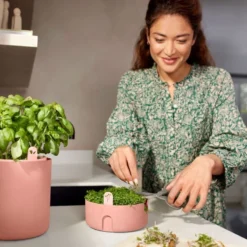 Elho Magic Microgreens 17 - Bloempot Voor Kiemgroenten - Ø 16.8 X H 7.1 Cm - Bruin/Toffee Terra -Aanbiedingen Bloeiruimte Winkel 800x1200 8