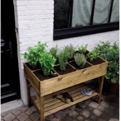 TA Houten Kweekbak Verhoogd - 120 X 60 X 86,5 Cm -Aanbiedingen Bloeiruimte Winkel 814x1200