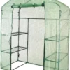 Pro Garden Kweekkas/broeikas Met 4 Planken 73 X 143 X 195 Cm - Mesh Kas Met Metalen Frame - Moestuin Artikelen - Groenten/fruit/planten/bloemen En Kruiden Kas