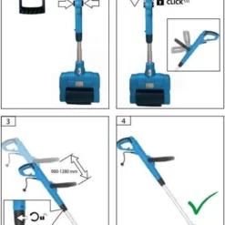 Güde Elektrische Oppervlakte- En Voegenreiniger - MET Telescopische Stang & 4 Voegenborstels - GUB 500 -Aanbiedingen Bloeiruimte Winkel 868x1200 2