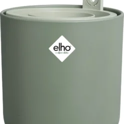 Elho Amazing Avocado Pot 12 - Kweekpot Voor Binnen - Moestuinbak Van 100% Gerecycled Plastic - Ø 12.0 X H 12.1 Cm - Groen/Blad Groen
