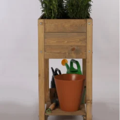 SMH LINE® Verhoogde Kweektafel - Moestuinbak - 78x78x40cm - Hout -Aanbiedingen Bloeiruimte Winkel 914x1200