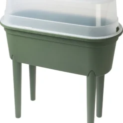 Kweektafel Op Poten 77 X 40 X 83 Cm - Groen - Kunststof - Plantenbak Voor Buitenkweken