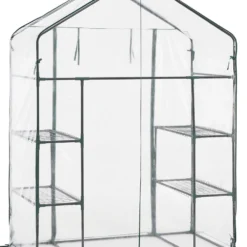 Tuinkas Hoorn Met 4 Planken 140x73x195 Cm Transparant -Aanbiedingen Bloeiruimte Winkel 981x1200 1